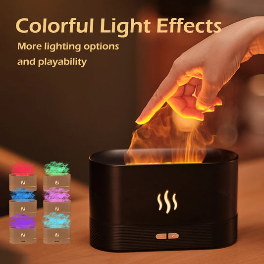 Humidificador Ultrasónico con Difusor de Aromas e Iluminación LED